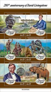 2024 03- SIERRA LEONE - DAVID LIVINGSTONE         6V complet set    MNH ** T