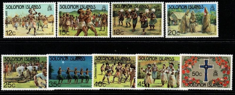 SOLOMON ISLANDS SG498/506 1983 CHRISTMAS MNH