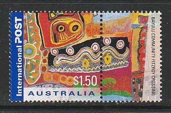 2001 Australia - Sc 1959 - single + label - MNH VF - Bayulu Banner