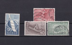 SA14e Norway 1966 World championship in skiing used stamps