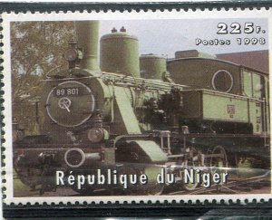 Niger 1998 STEAM LOCOMOTIVE 1 value Perforated Mint (NH)