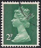 Great Britain #625 2P Queen Elizabeth 2, Stamp used VF