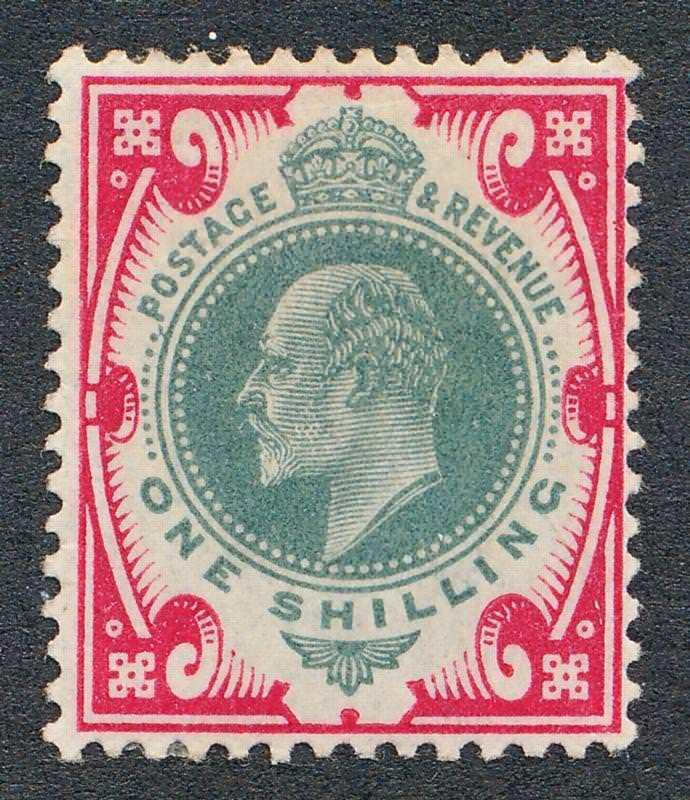 GREAT BRITAIN 138 MINT LH, 1 SHILLING KING EDWARD