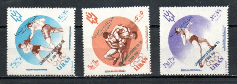 Lebanon B16-B18 MNH