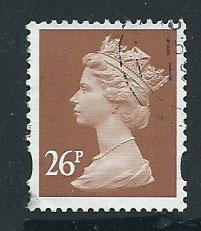 GB Machin 26p QE II  SG Y1691 Fine Used