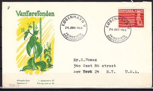 Denmark, Scott cat. B30. Cripples Foundation issue. First day cover. ^