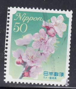 Japan 2008 Sc#3082 White Plum Blossom - Fukuoka Prefecture used