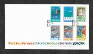 SE)2003 GUERNSEY, BROADCAST EUROPE, 6TH DECADES OF TOURIST POSTERS, SAINT PETER