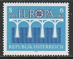 1984 Austria - Sc 1272 - MNH VF - 1 single - Europa