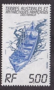 Fr. Southern Antarctic Terr., # 104, Freighter Lady Franklin, NH, 1/2 Cat