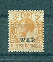 British Honduras sc# MR3 (2) mh cat value $5.50