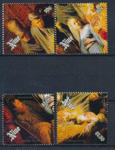 [BIN106] Niue 1989 Art good set of stamps very fine MNH val $20