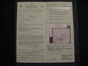 US 64b Used APS Cert p2502.8938
