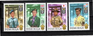 Dominica 1971 MNH Sc 324-7