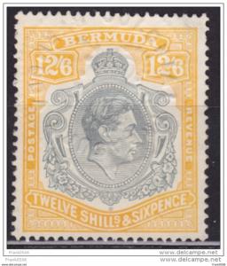 Bermuda 1938-1951, King George VI, 12sh6p, used