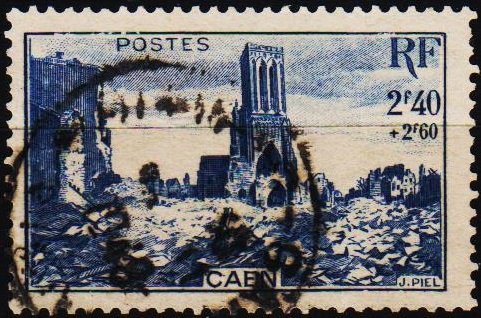 France. 1945 2f40+2f60 S.G.958 Fine Used