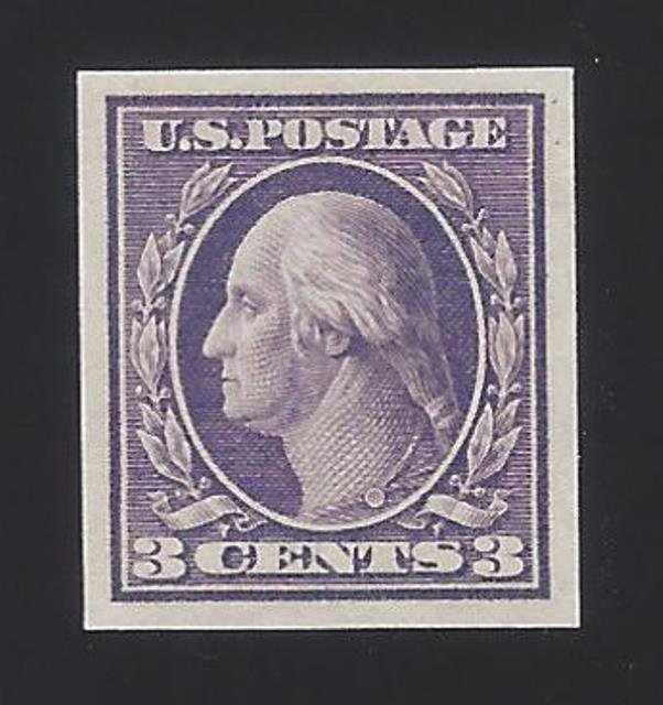 US #484 1916-17 Violet Type II Unwmk Imperf MNH VF SCV $18