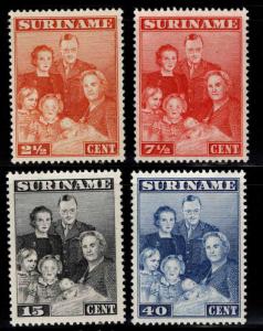 Suriname Scott 176-179 MH* Royal Family set