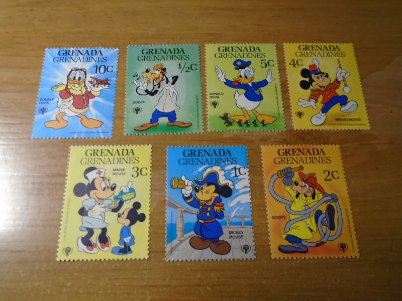 Grenada Grenadines  #  350-56  MNH