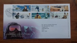 Great Britain 2003 Extreme Endeavours FDC
