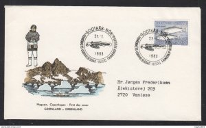 Gr082 1983 Greenland Grönland Fish & Marine Life Michel #140 20 Euro Fdc Env...