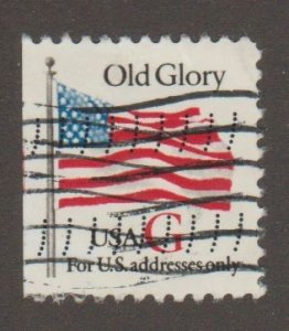 USA 2885 Old Glory 'G' stamp