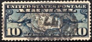 SC#C7 10¢ Map & Planes (1926) Used
