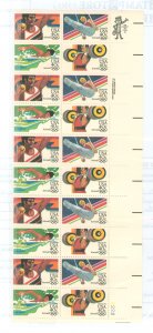 United States #C105a-C108a Mint (NH) Plate Block (Olympics) (Sports)