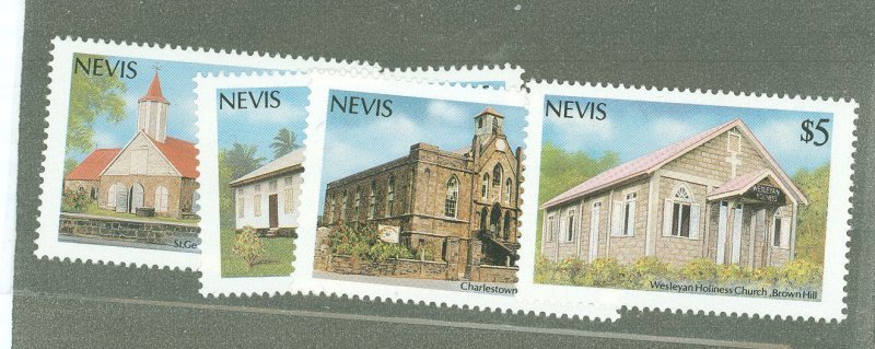 Nevis #529-532  Single (Complete Set)