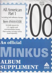 Minkus All American Part 1 2008 Supplement Brand New