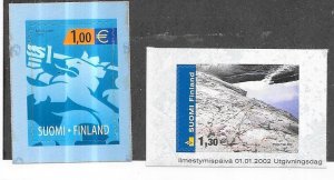 Finland #1168-1169   self adhesive  (MNH ) CV$3.65