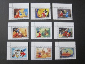 Mongolia 1983 Sc 1290-1298 Disney set MNH