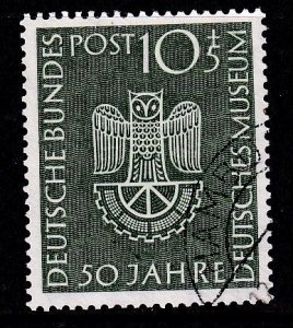 Germany  1953 -   Munich Museum's 50th Anniversary -  Used    # B331