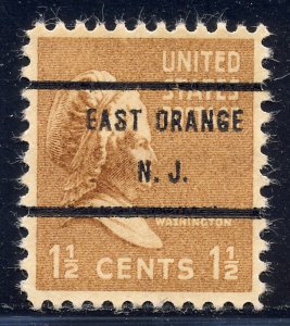 East Orange NJ, 805-71 Bureau Precancel, 1½¢ M. Washington