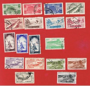 Lebanon #C37//C316  VF used  Air Post   Free S/H