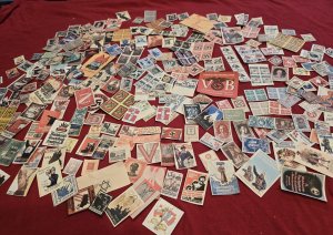 500 RANDOM PC Nazi German Third Reich Propaganda Labels stamps vignette WW2 WWII