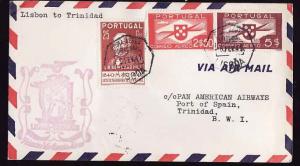  #12765- Portugal 6 Feb 1941-first flight Pan-Am -Lisbon to 