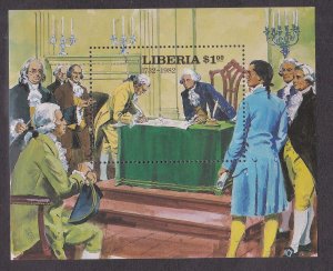 Liberia # 932, Signing of the U.S. Declaration of Independence, NH, 1/2 Cat.