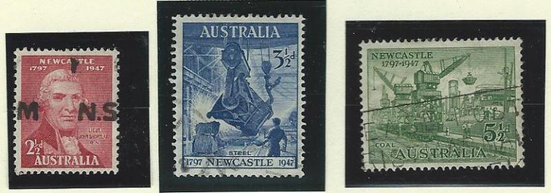 Australia used s.c.# 207 - 209