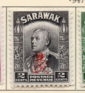 Sarawak 1947 Early Issue Fine Mint Hinged Optd 2c. 052018