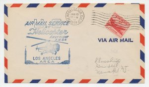 Cover / Postmark USA 1948 Helicopter mail