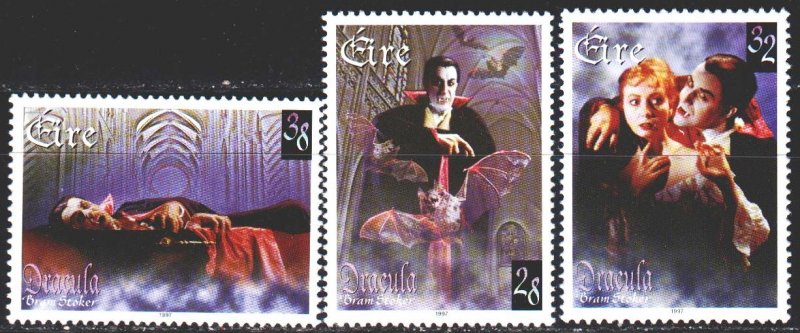 Ireland. 1997. 1026-28 from the series. Movie Characters, Dracula. MNH.