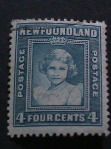 ​NEWFOUNDLAND 1938-SC#247  84 YEARS OLD-PRINCESS ELIZABETH-USED STAMP VF