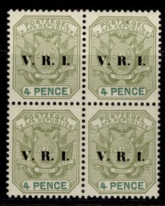 SOUTH AFRICA - Transvaal QV SG231, 4d, NH MINT. Cat £16. BLOCK OF 4