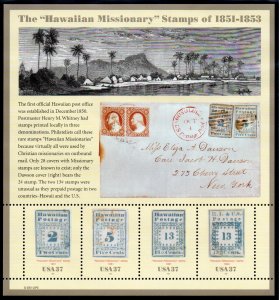 United States 3694 - Mint-NH -37c Hawaiian Missionary Stamps (2002) (cv $5.00)