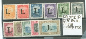 Colombia #C175-C185 Mint (NH) Single (Complete Set)