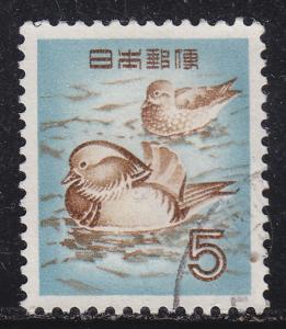 Japan 611 Mandarin Ducks 1955