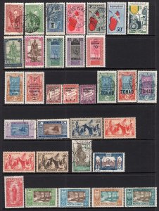French Colonies in Africa 1900-1940's Better Group of 80 Stamps Mint-Used CV$265