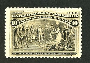 U.S. #237 MINT OG NH