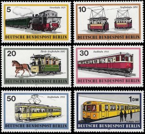 Germany-Berlin 1971 Sc 9N305-10 MNH vf public transportation